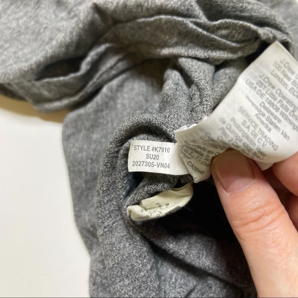 Madewell Whisper Cotton Gray Heathered Muscle Tank Top Size XL - Picture 10 of 10